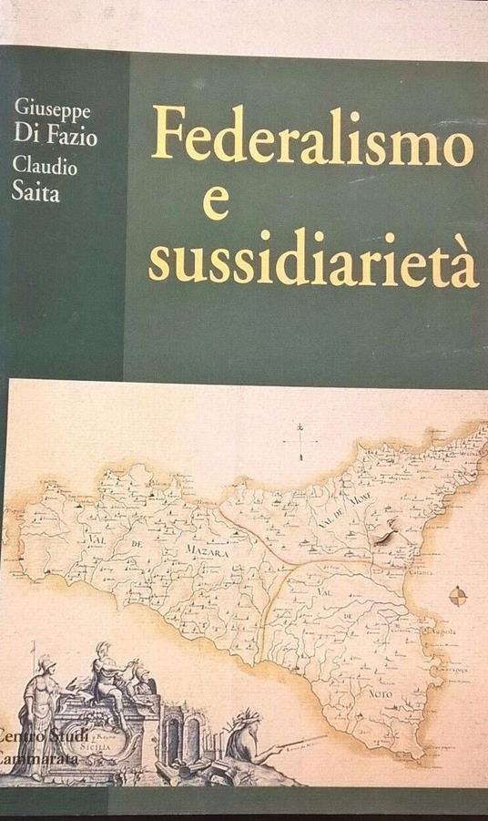 Federalismo e sussidiarietà - copertina