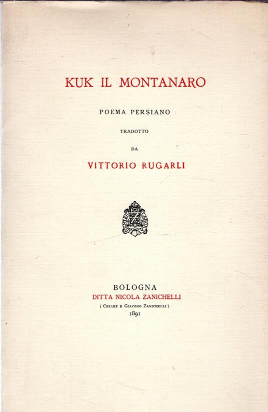 Kuk il montanaro. Poema persiano - copertina