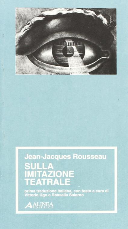 Sull'imitazione teatrale - Jean-Jacques Rousseau - copertina