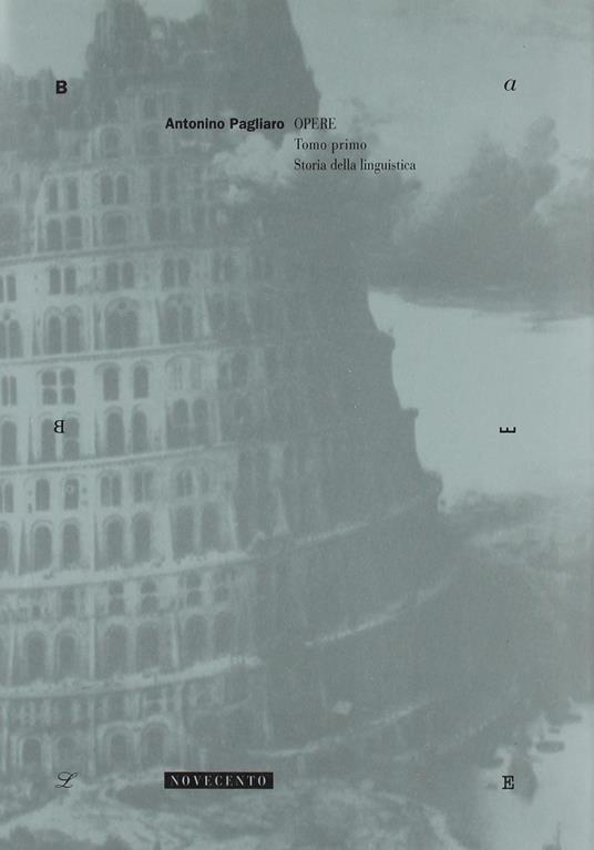 Storia della linguistica - Antonino Pagliaro - copertina