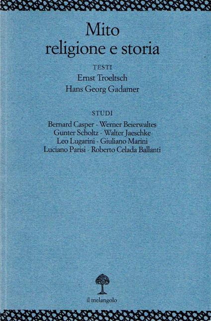 Mito religione e storia - Ernst Troeltsch - copertina