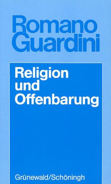 Religion Und Offenbarung - Romano Guardini - copertina