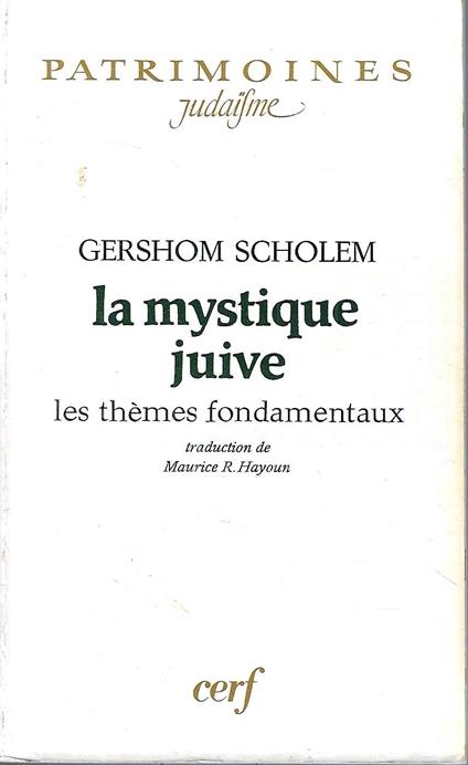 La mystique juive: Les thèmes fondamentaux - Gershom Scholem - copertina