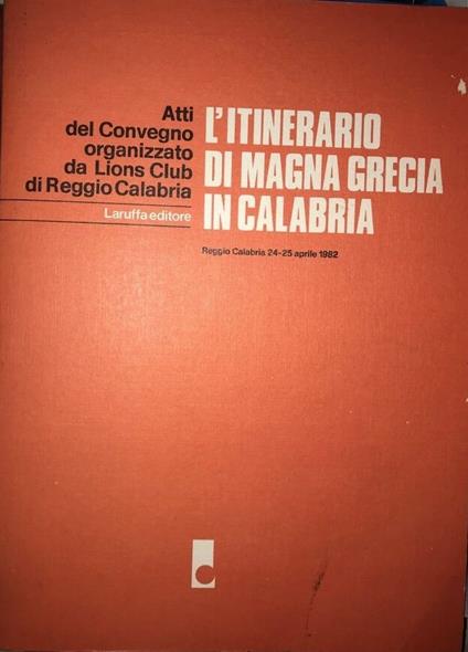L' itinerario di Magna Grecia in Calabria - copertina