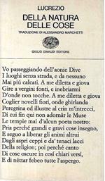 Della natura delle cose