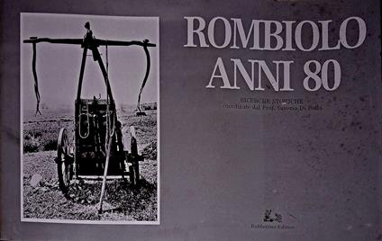 Rombiolo anni 80 ricerche storiche coordinate dal prof. Saverio Di Bella - copertina