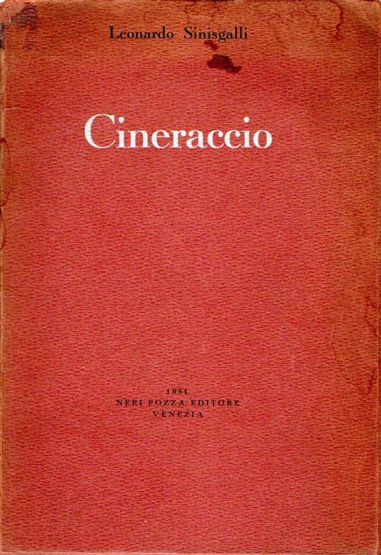 Prima Edizione! Cineraccio - copertina