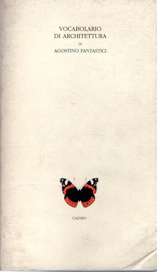 Vocabolario di Architettura - copertina