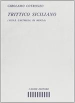 Trittico siciliano. (Scinà,Castiglia,Di Menza)