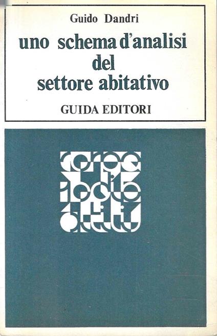 Uno schema d'analisi del settore abitativo - copertina