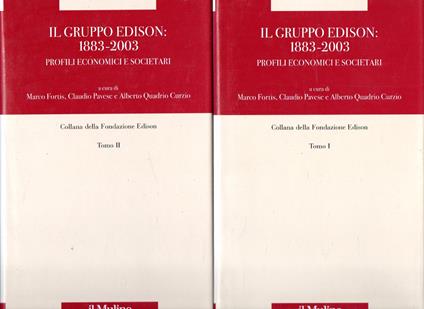 Il gruppo Edison, 1883-2003 : profili economici e societari (2 vol.) - copertina