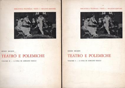 Teatro e polemiche (2 vol.) - Henry Becque - copertina