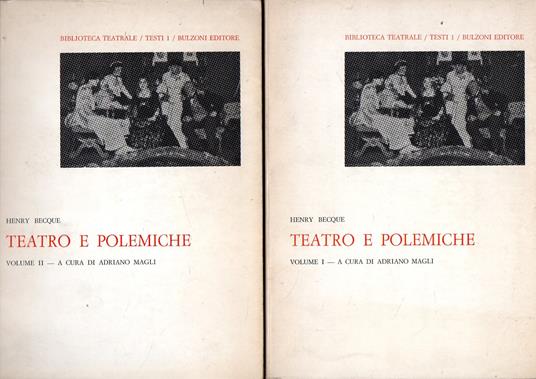 Teatro e polemiche (2 vol.) - Henry Becque - copertina