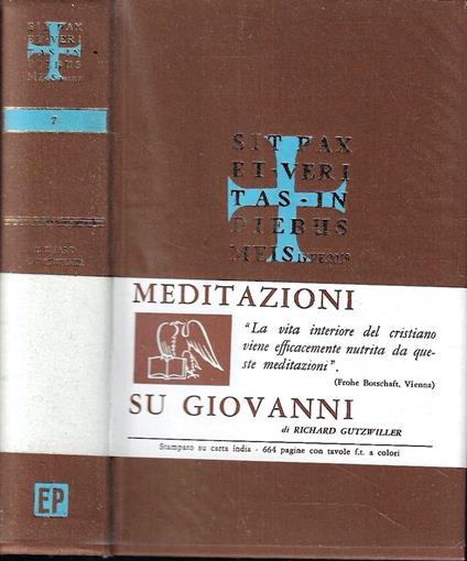 Meditazioni su Giovanni - Richard Gutzwiller - copertina