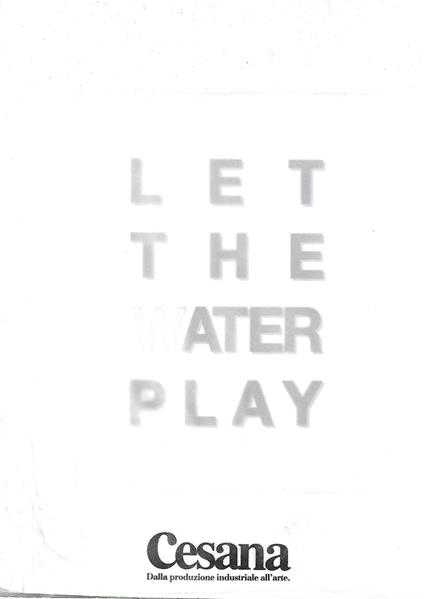 Let the water play - Filippo Avalle - copertina