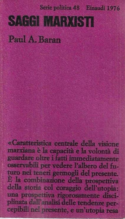 Saggi marxisti - Paul Baran - copertina