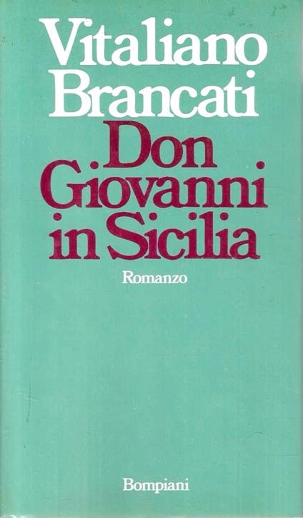 Don Giovanni in Sicilia - Vitaliano Brancati - copertina