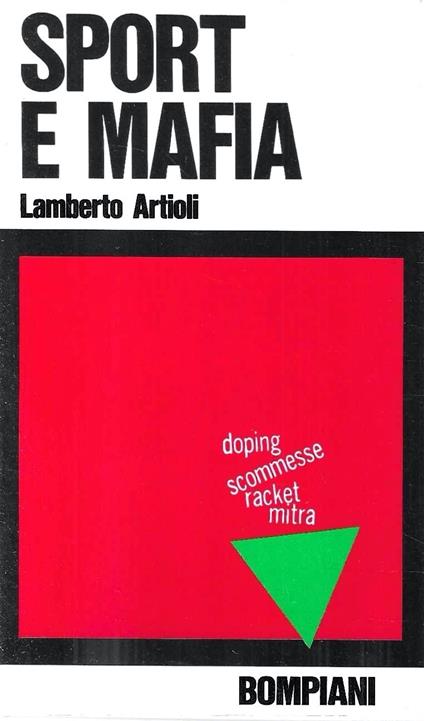 Sport e mafia - Lamberto Artioli - copertina