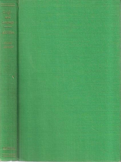 Logic and Language (First Series) - copertina