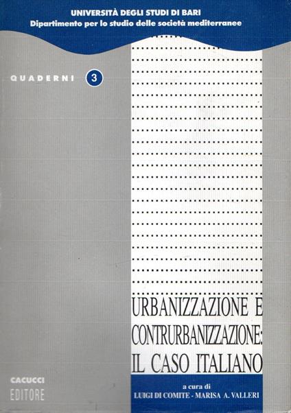 Urbanizzazione e contrurbanizzazione: Il caso italiano - copertina