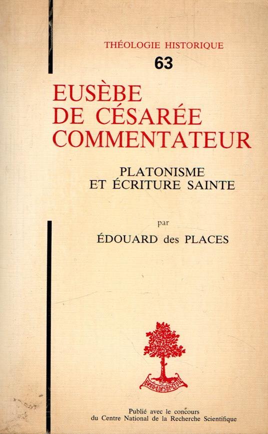 Eusebe de Cesaree Commentateur - copertina