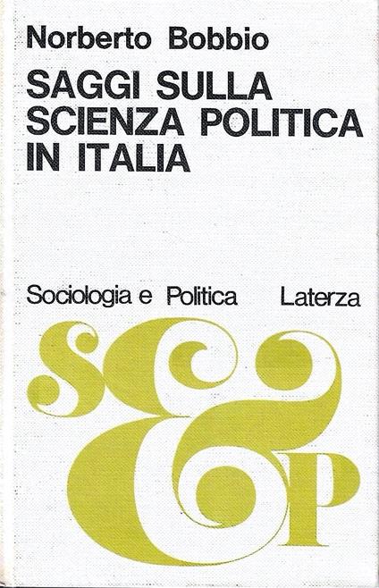 Saggi sulla scienza politica in Italia - Norberto Bobbio - copertina