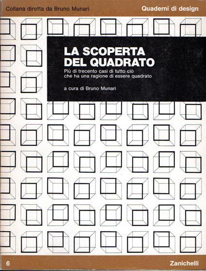 La scoperta del quadrato - Bruno Munari - copertina