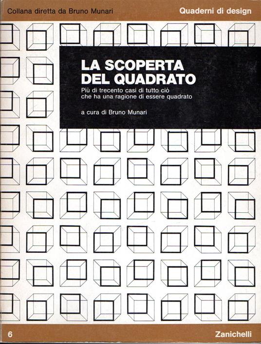 La scoperta del quadrato - Bruno Munari - copertina