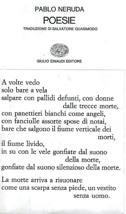 Poesie - Pablo Neruda - copertina