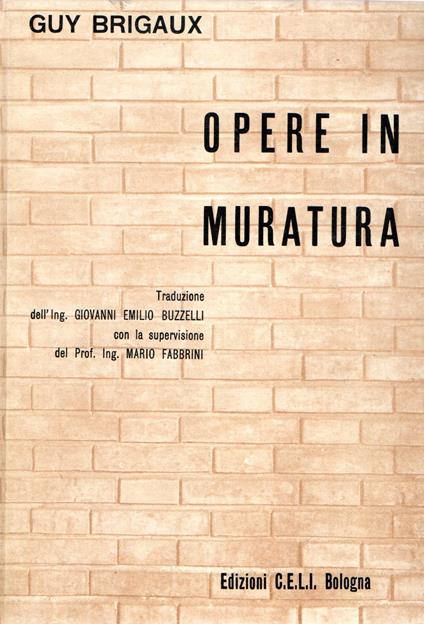 Opere in muratura - copertina