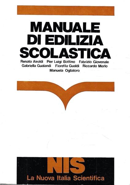 Manuale di edilizia scolastica - copertina