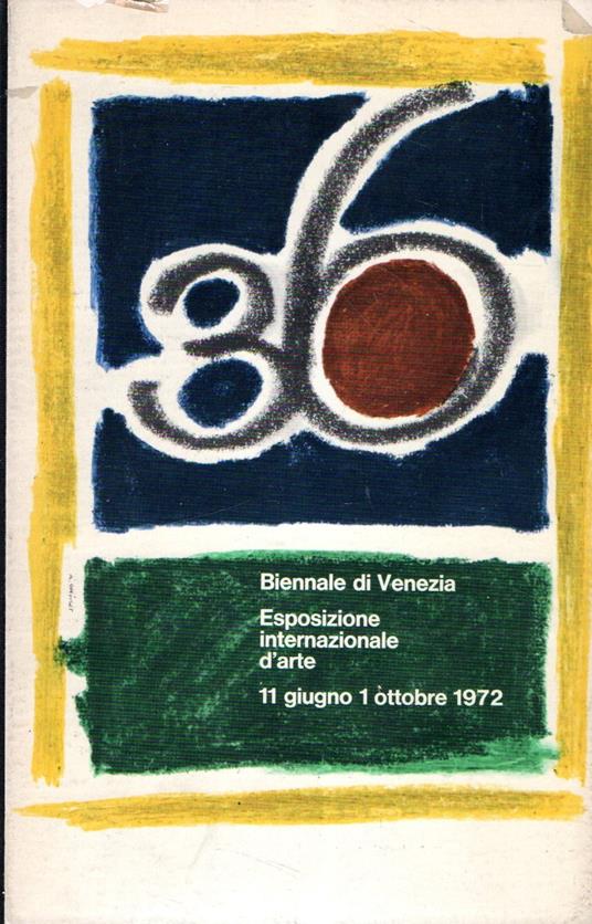 Catalogo della 36 Esposizione Biennale Internazionale d'Arte Venezia - copertina