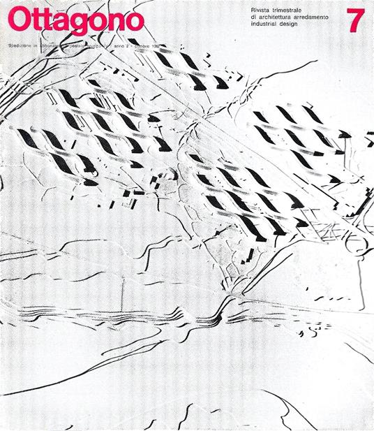 Ottagono n° 7 - Rivista trimestrale di architettura, arredamento, industrial design - copertina