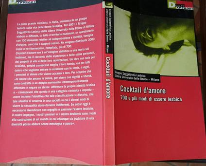 Cocktail d'amore. Settecento e più modi di essere lesbica - Gruppo Soggettività Lesbica - copertina