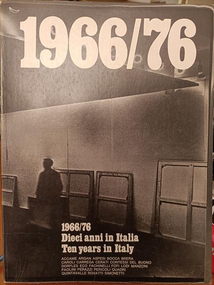 1966/76 : Dieci anni in Italia - Ten years in Italy - copertina