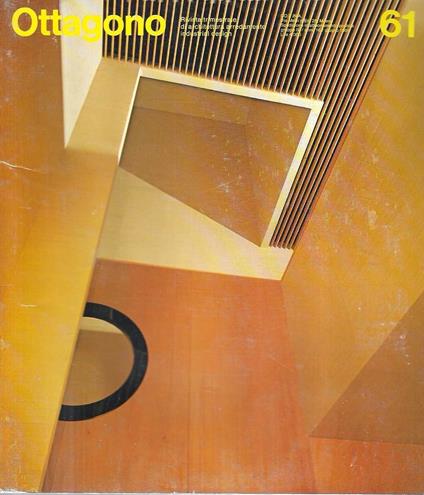 Ottagono n° 61 - Rivista trimestrale di architettura, arredamento, industrial design - copertina