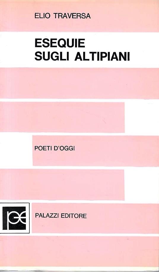 Esequie sugli altipiani - Elio Traversa - copertina