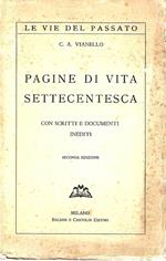 Pagine di vita settecentesca con scritti e documenti inediti