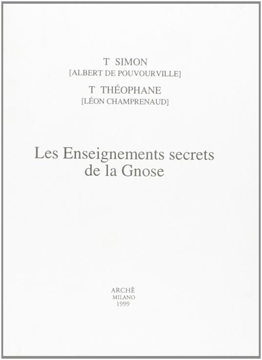 Les enseignements secrets de la gnose - Matgioï - copertina