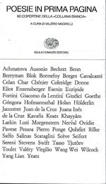 Poesie in prima pagina. 60 copertine della 