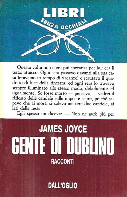 Gente di Dublino - James Joyce - copertina