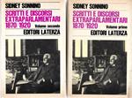 Scritti e discorsi extraparlamentari 1870/1920