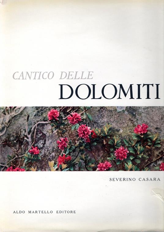 Cantico delle Dolomiti - Severino Casara - copertina