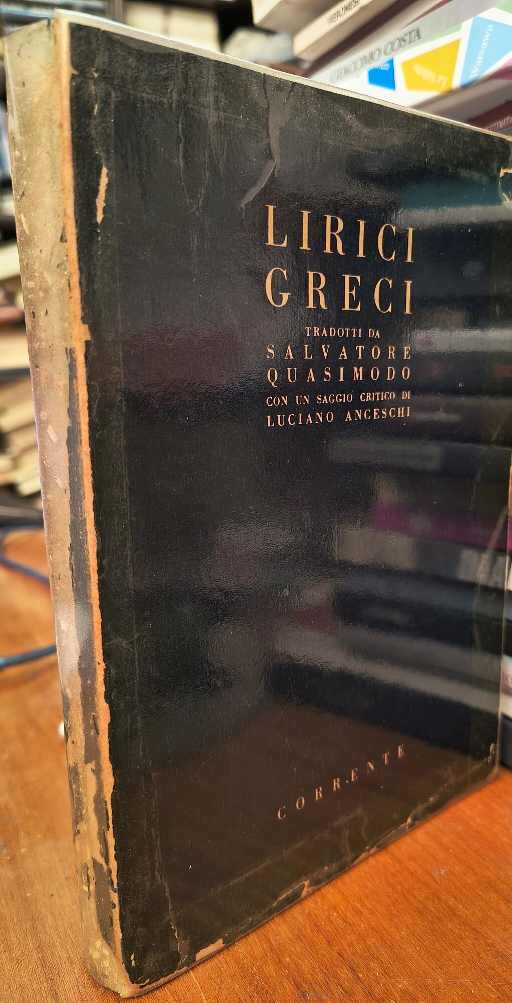 Prima Edizione Autografata! Lirici greci