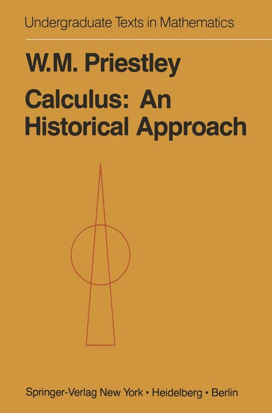 Calculus: An Historical Approach - copertina