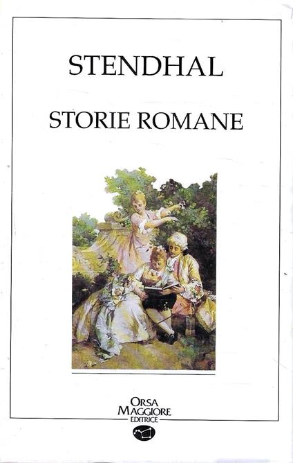 Storie romane - Stendhal - copertina