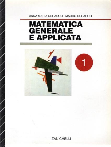 Matematica generale e applicata 1 - copertina