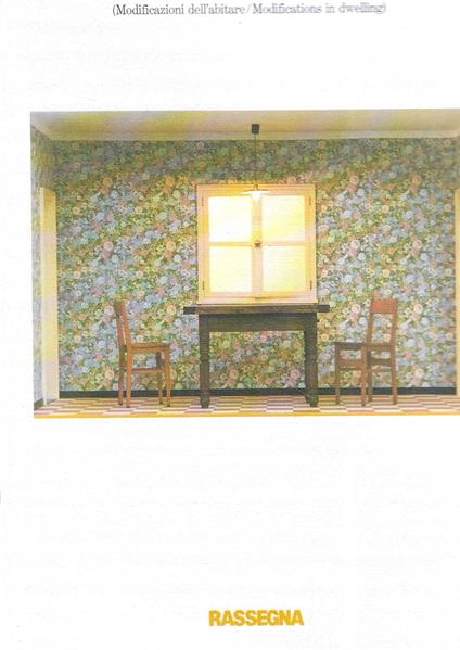 Modificazioni dell'abitare / Modifications in dwelling (Rivista "Rassegna" n.35/3 - Settembre 1988) - copertina