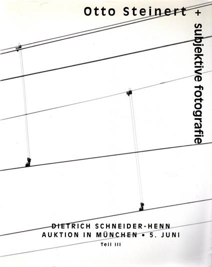 Otto Steinert + Subjektive fotografie - copertina