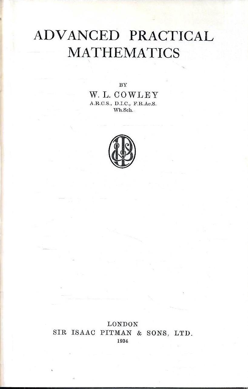 Advanced pratical mathematics